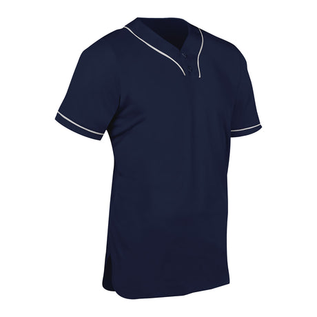 Champro Men's Heater 2-Button Piped Baseball Jersey Champro