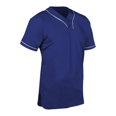 Champro Men's Heater 2-Button Piped Baseball Jersey Champro