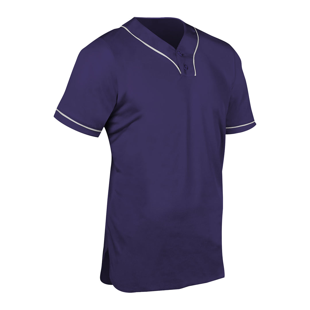 Champro Youth Heater 2-Buttoned Piped Baseball Jersey Champro