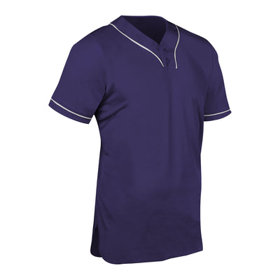 Champro Youth Heater 2-Buttoned Piped Baseball Jersey