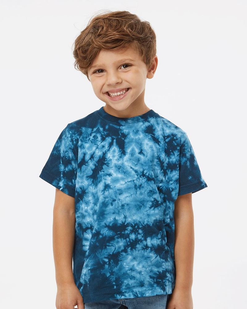 Dyenomite Toddler Crystal Tie-Dyed T-Shirt