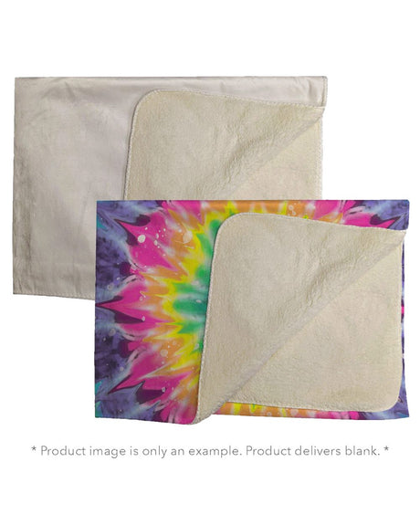 Liberty Bags Sublimation Micro Mink Sherpa Plush Blanket Liberty Bags
