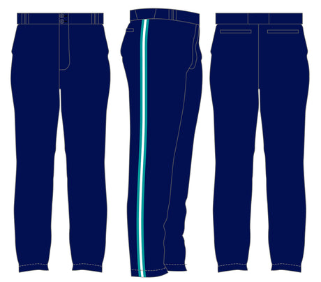 Custom Elite Non Sublimated Baseball Pants League Outfitters
