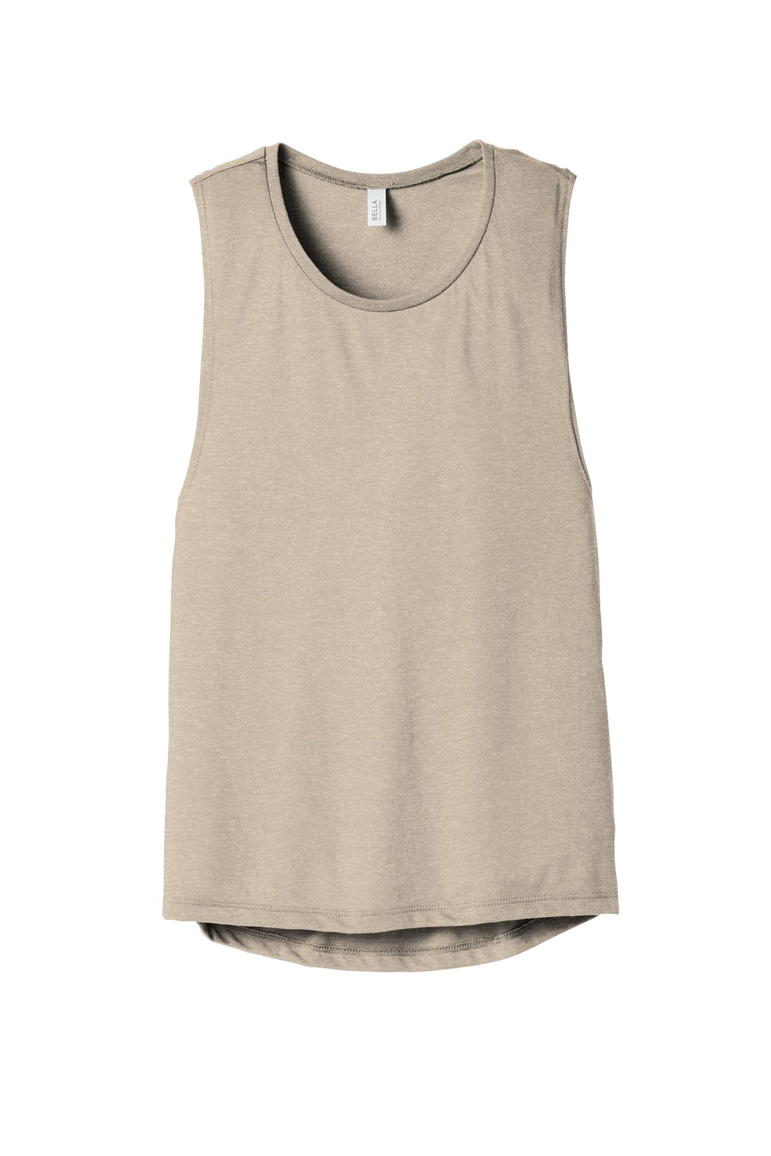 BELLA+CANVAS Women's Flowy Scoop Muscle Tank. BC8803 2 of 2 Bella + Canvas