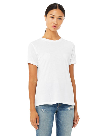 BELLA + CANVAS Women’s Relaxed Fit Heather CVC Tee BELLA + CANVAS