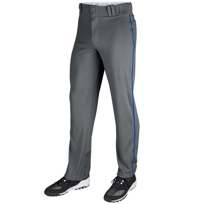 Champro Men's Triple Crown Open Bottom Baseball Pant with Piping