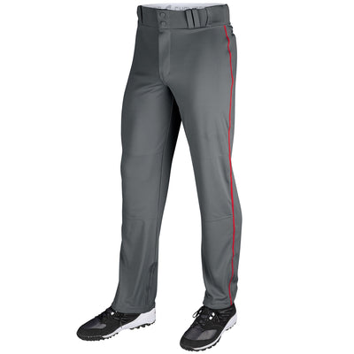 Champro Men's Triple Crown Open Bottom Baseball Pant with Piping