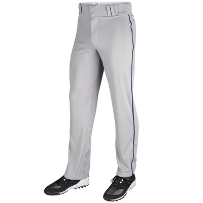 Champro Men's Triple Crown Open Bottom Baseball Pant with Piping