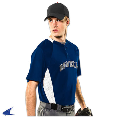 Champro Clean-Up Adult 2-Button Baseball Jersey