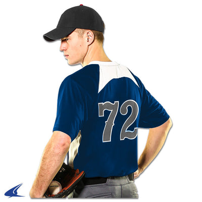 Champro Clean-Up Adult 2-Button Baseball Jersey
