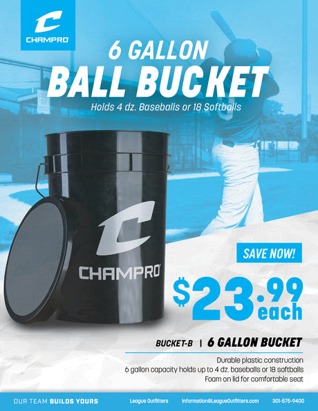 Baseball Ball Bucket League Outfitters