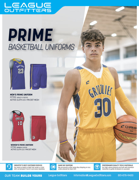 Prime Basketball Uniform Package League Outfitters