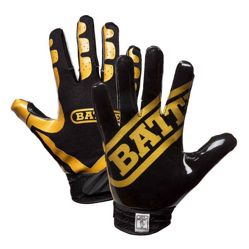 Battle Ultra-Stick Adult Football Receiver Gloves - League Outfitters
