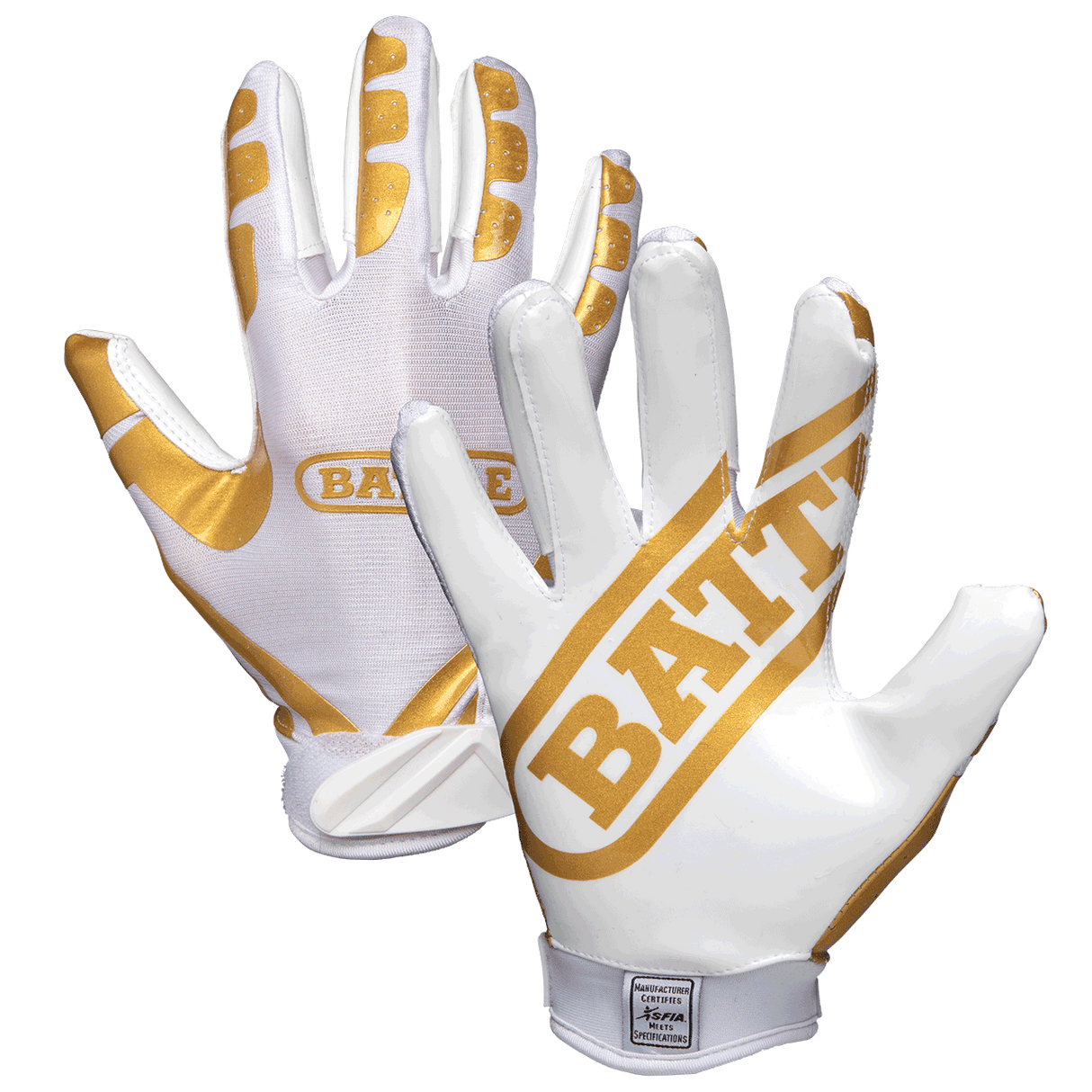 Battle Ultra-Stick Adult Football Receiver Gloves - League Outfitters