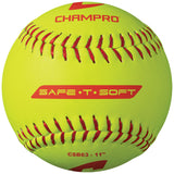 Champro 11" Safe-T-Soft Softballs - Dozen Champro