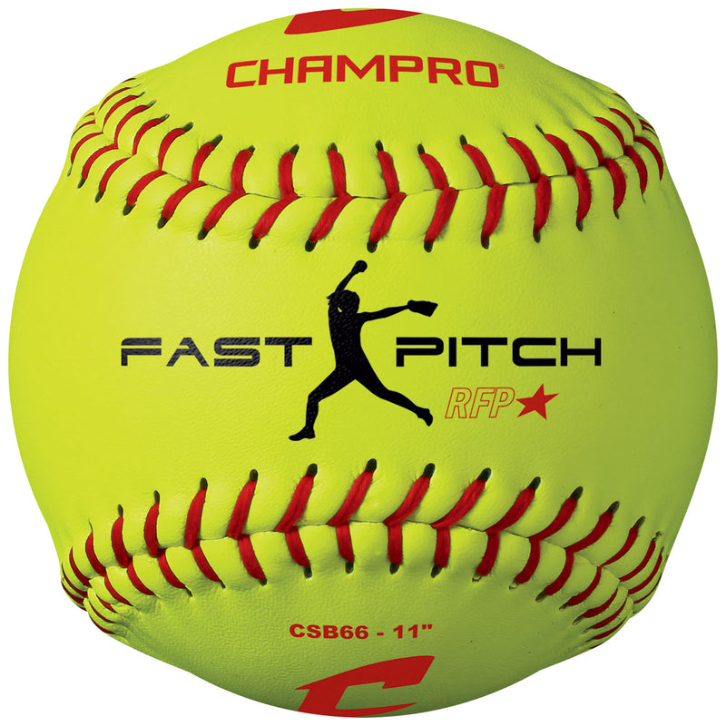 Champro 11" Practice Fastpitch Softball - Dozen