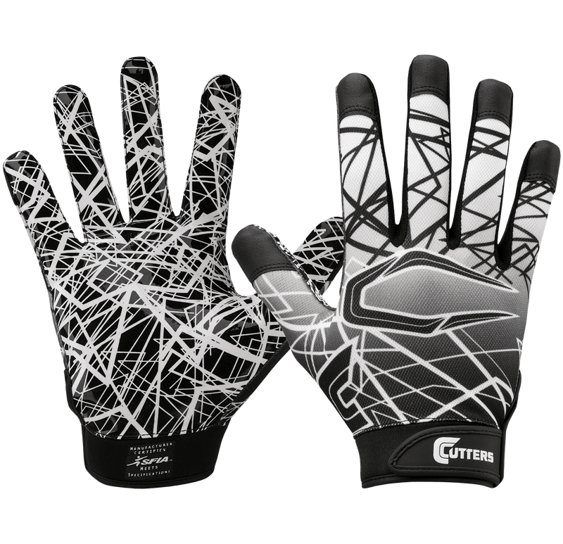Cutters Game Day Youth Football Receiver Gloves - League Outfitters