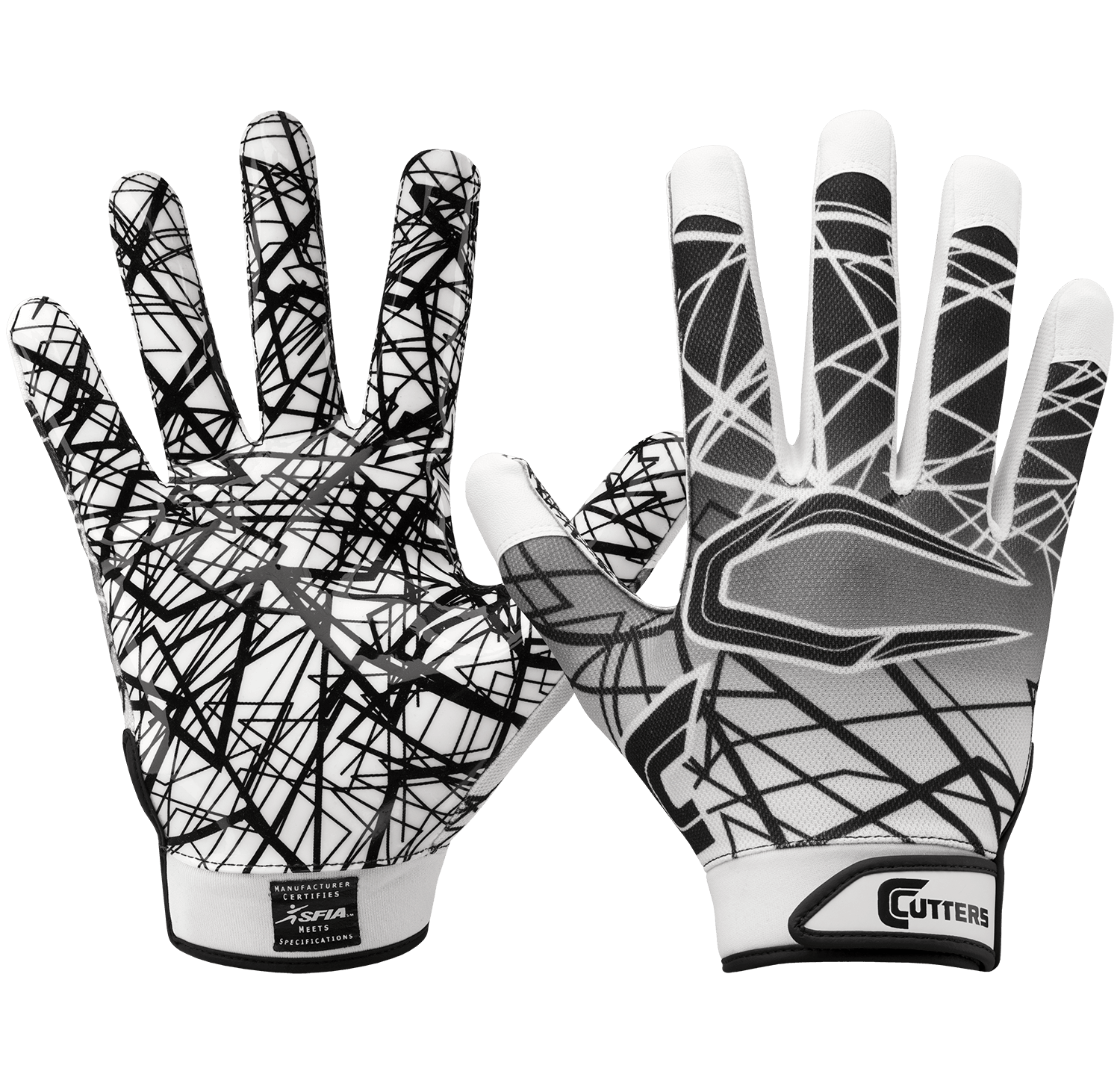Cutters Youth Game Day Receiver Gloves Football Gloves Youth