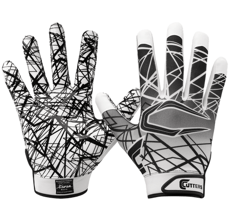 Cutters Game Day Youth Football Receiver Gloves - League Outfitters