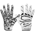 Cutters Game Day Youth Padded Football Gloves - League Outfitters