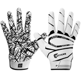 Cutters Game Day Youth Padded Football Gloves - League Outfitters