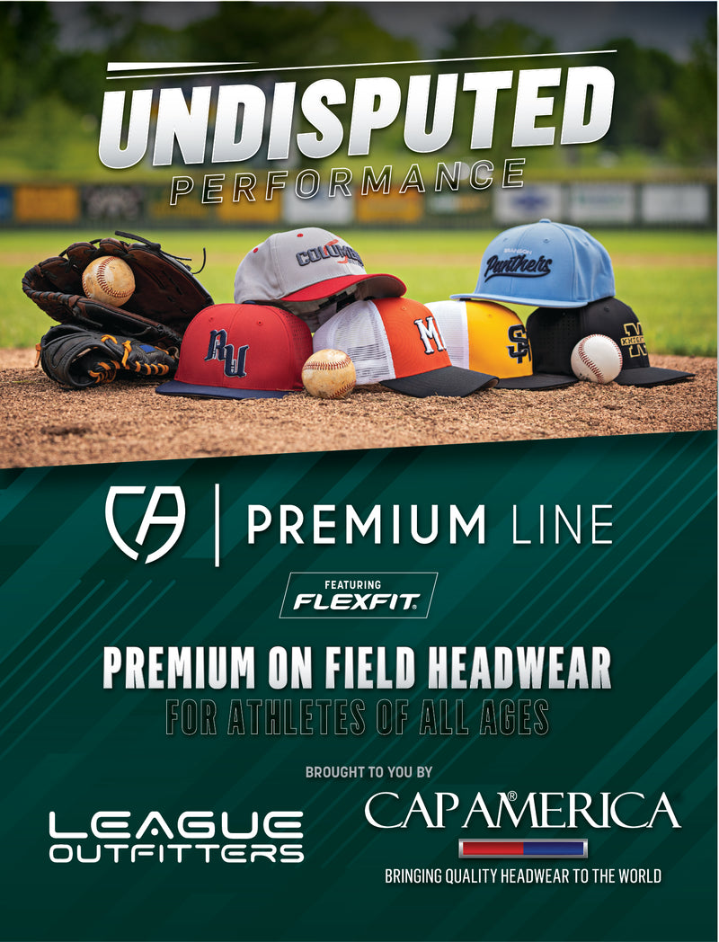 League Outfitters Premium Line Baseball Hats