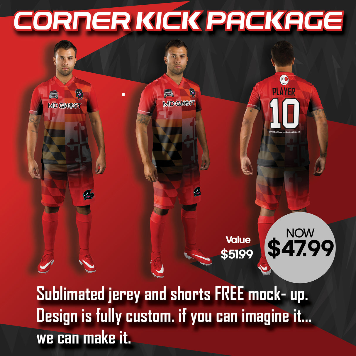 Corner Kick Soccer Uniform Package League Outfitters