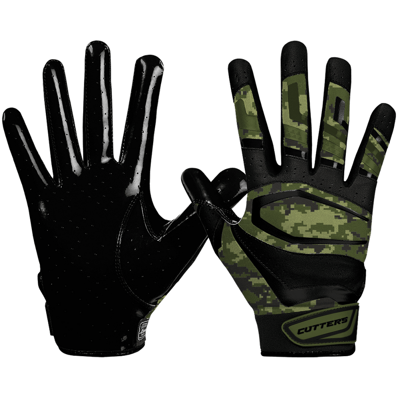 Cutters Rev Pro 3.0 Camo Adult Football Receiver Gloves - League Outfitters