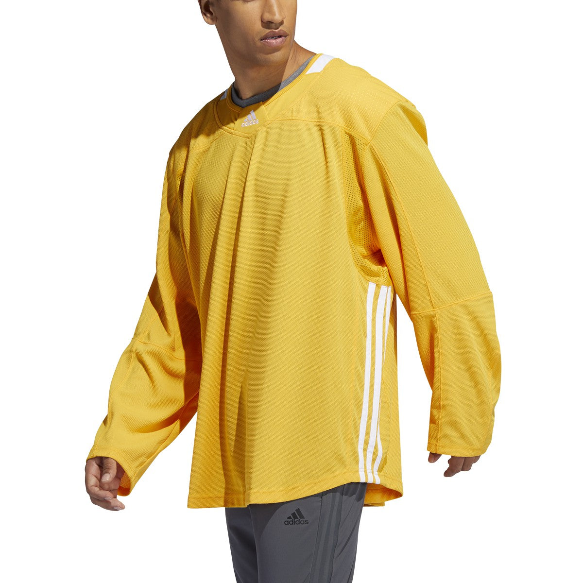 adidas Men's Three Stripe Adult Hockey Jersey adidas