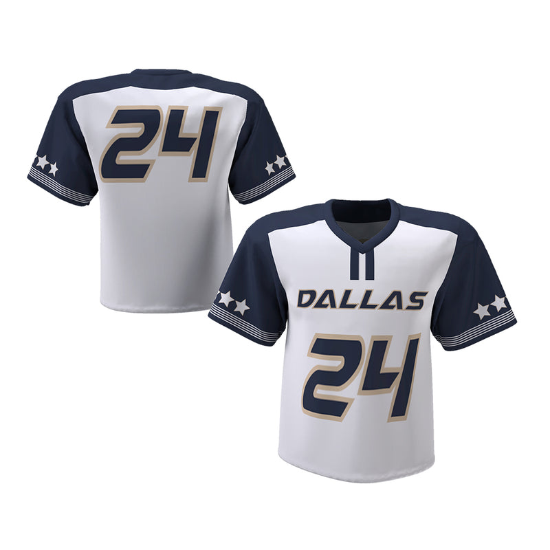 Custom Elite Short Sleeve Reversible Sublimated Lacrosse Jersey