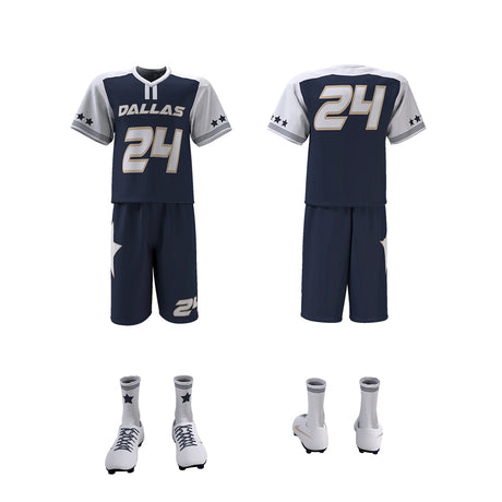 Custom Elite Sublimated Short Sleeve Lacrosse Jersey & Shorts Package League Outfitters