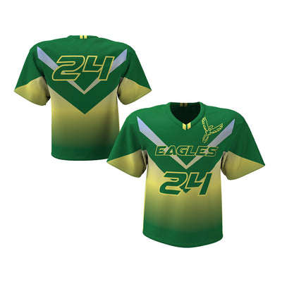 Custom Elite Short Sleeve Reversible Sublimated Lacrosse Jersey