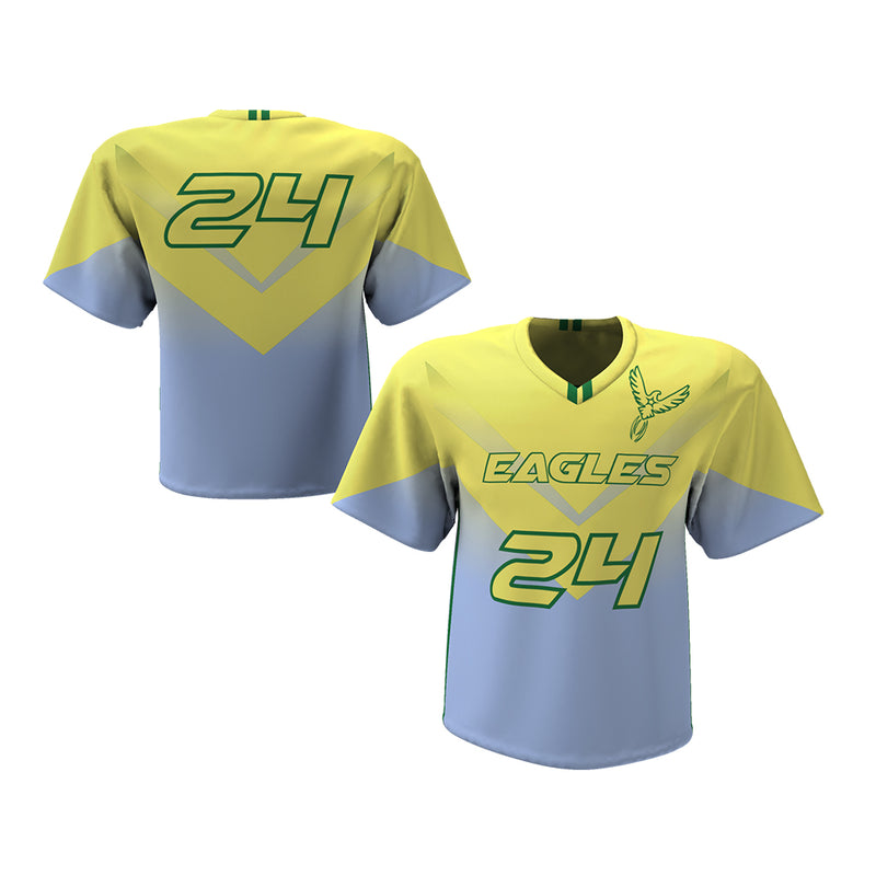 Custom Elite Short Sleeve Reversible Sublimated Lacrosse Jersey