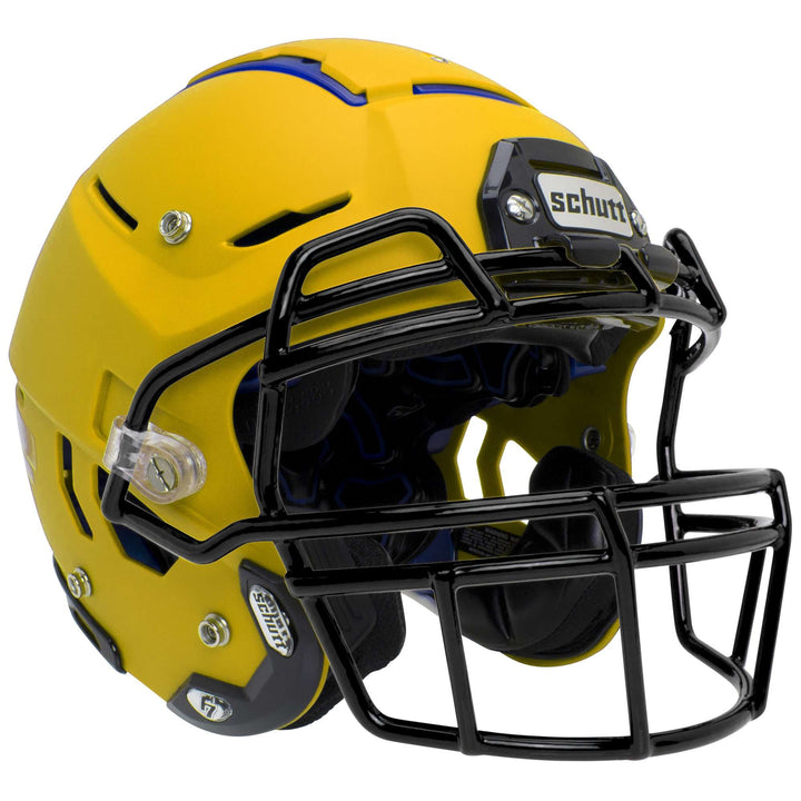Schutt F7 VTD Adult Football Helmet w/attached Carbon Steel Facemask - Matte Colors - League Outfitters