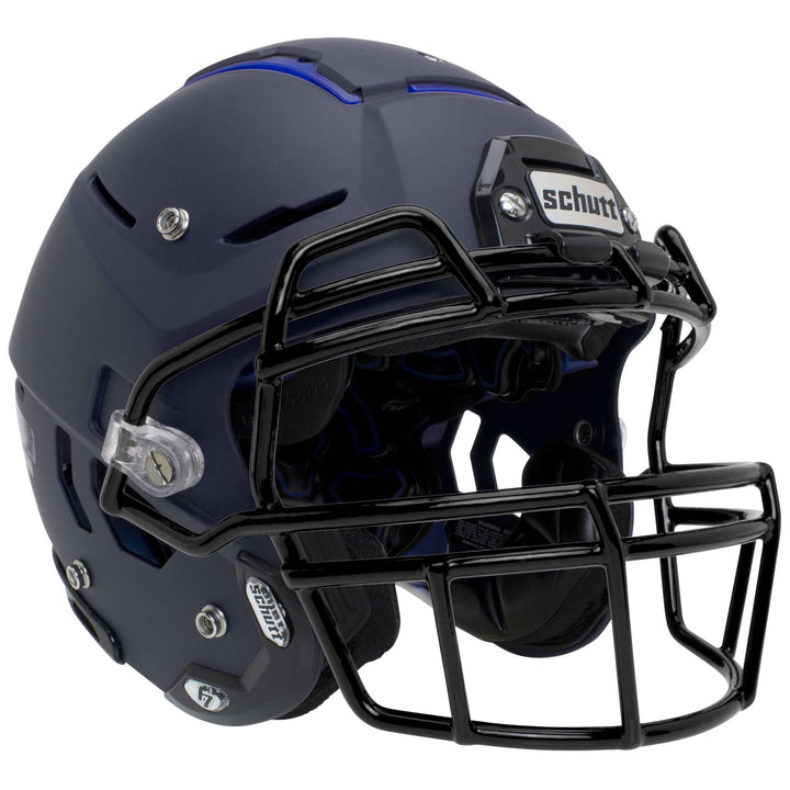 Schutt F7 VTD Adult Football Helmet w/attached Carbon Steel Facemask - Matte Colors - League Outfitters