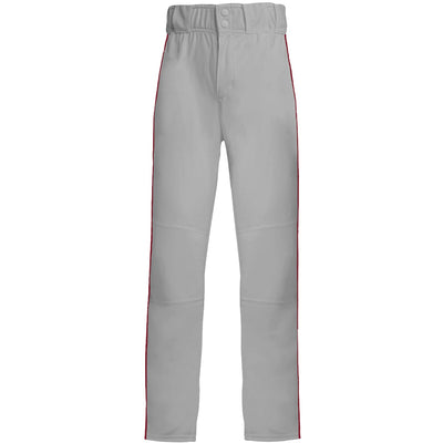 adidas Youth Icon Pro Open-Hem Baseball Pants with Piping