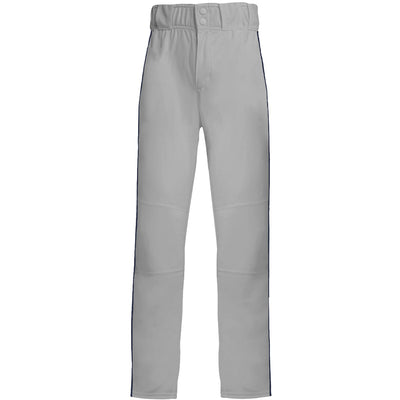 adidas Youth Icon Pro Open-Hem Baseball Pants with Piping