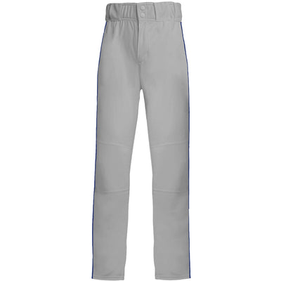 adidas Youth Icon Pro Open-Hem Baseball Pants with Piping