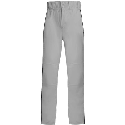 adidas Youth Icon Pro Open-Hem Baseball Pants with Piping