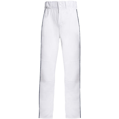 adidas Youth Icon Pro Open-Hem Baseball Pants with Piping
