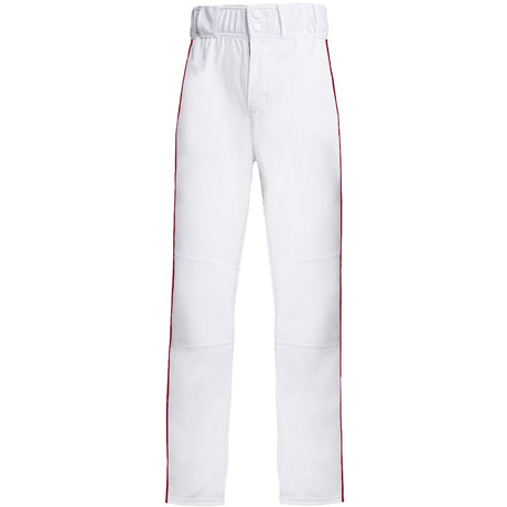 adidas Youth Icon Pro Open-Hem Baseball Pants with Piping adidas