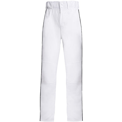 adidas Youth Icon Pro Open-Hem Baseball Pants with Piping