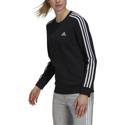 Adidas Women's Essentials 3-Stripes Fleece Sweatshirt