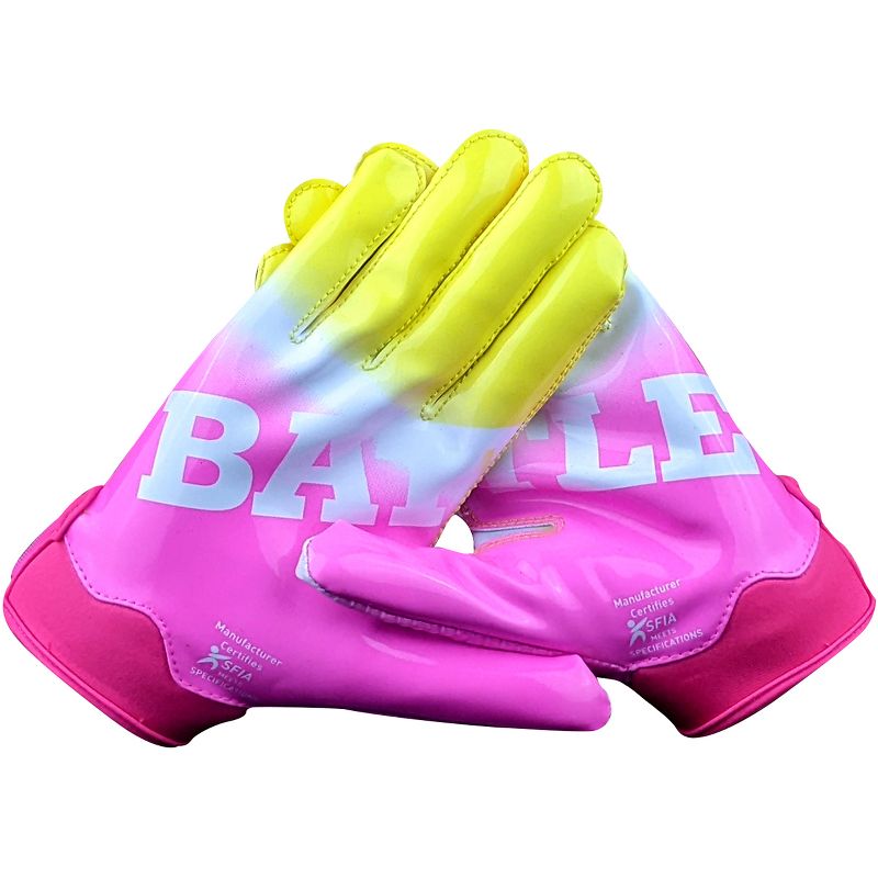 Battle Adult Gradient Doom Football Gloves