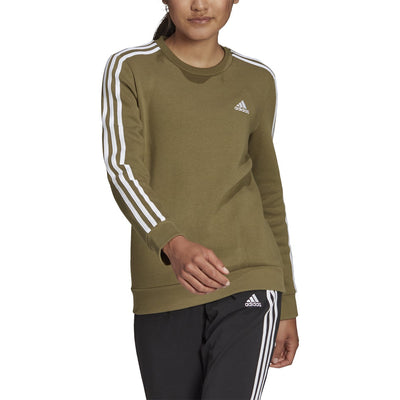 Adidas Women's Essentials 3-Stripes Fleece Sweatshirt