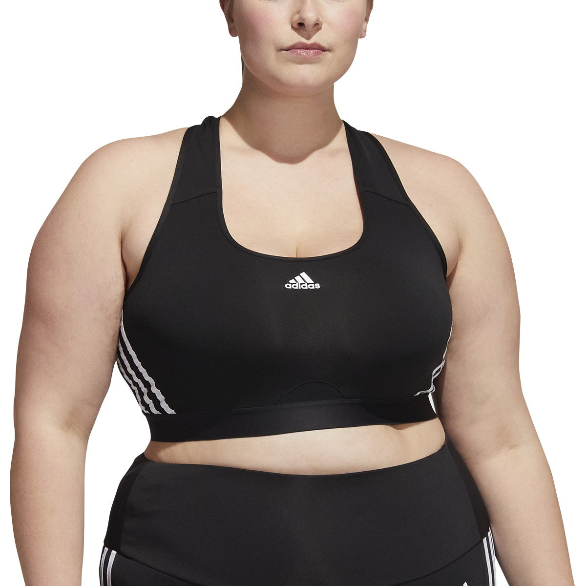 adidas Women's Powerreact Training Medium Support Bra Plus Size adidas