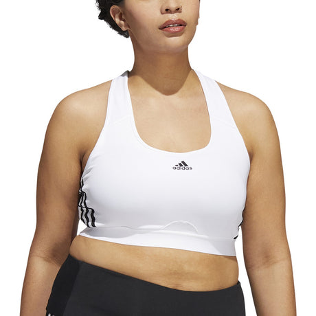 adidas Women's Powerreact Training Medium Support Bra Plus Size adidas