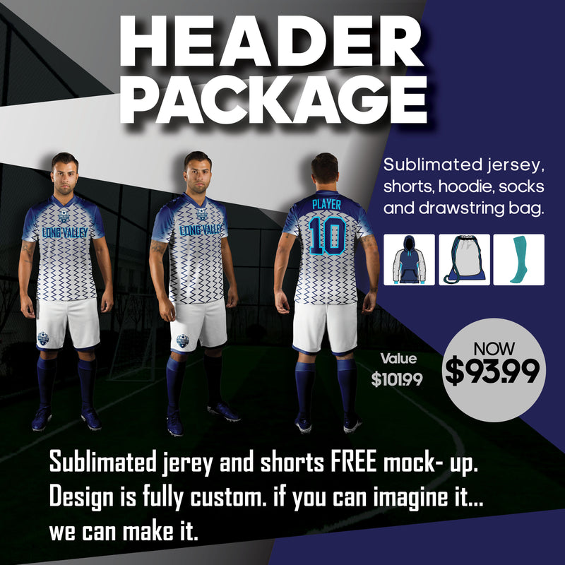 Header Soccer Uniform Package