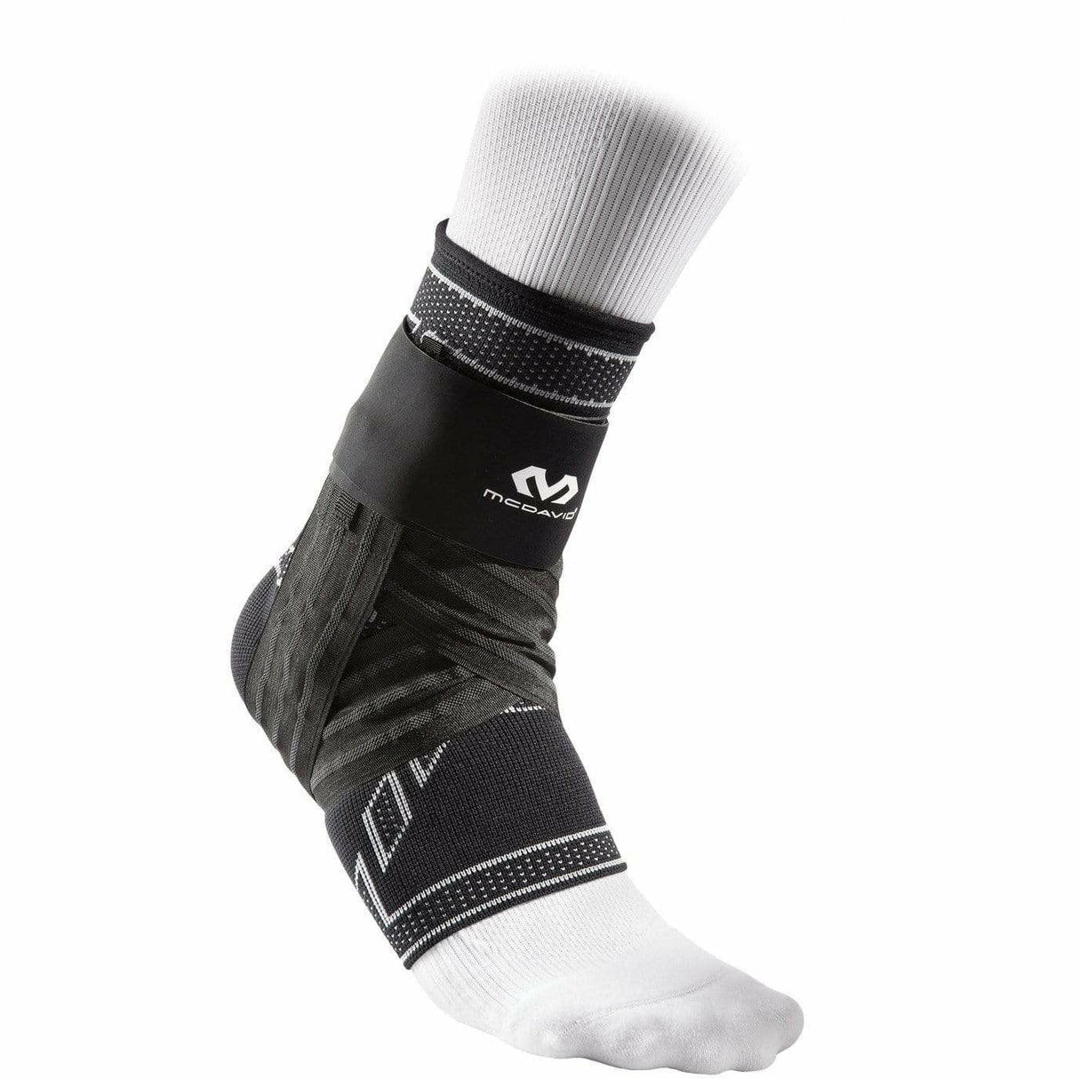 McDavid Elite Engineered Elastic Ankle Brace with Fig 6 Strap & Stays McDavid