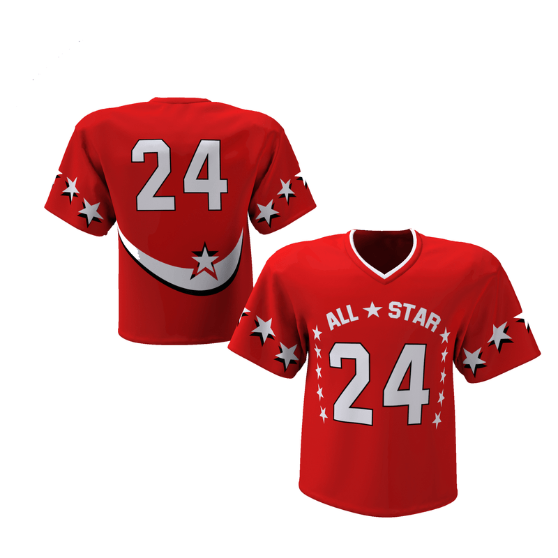 Custom Elite Short Sleeve Reversible Sublimated Lacrosse Jersey